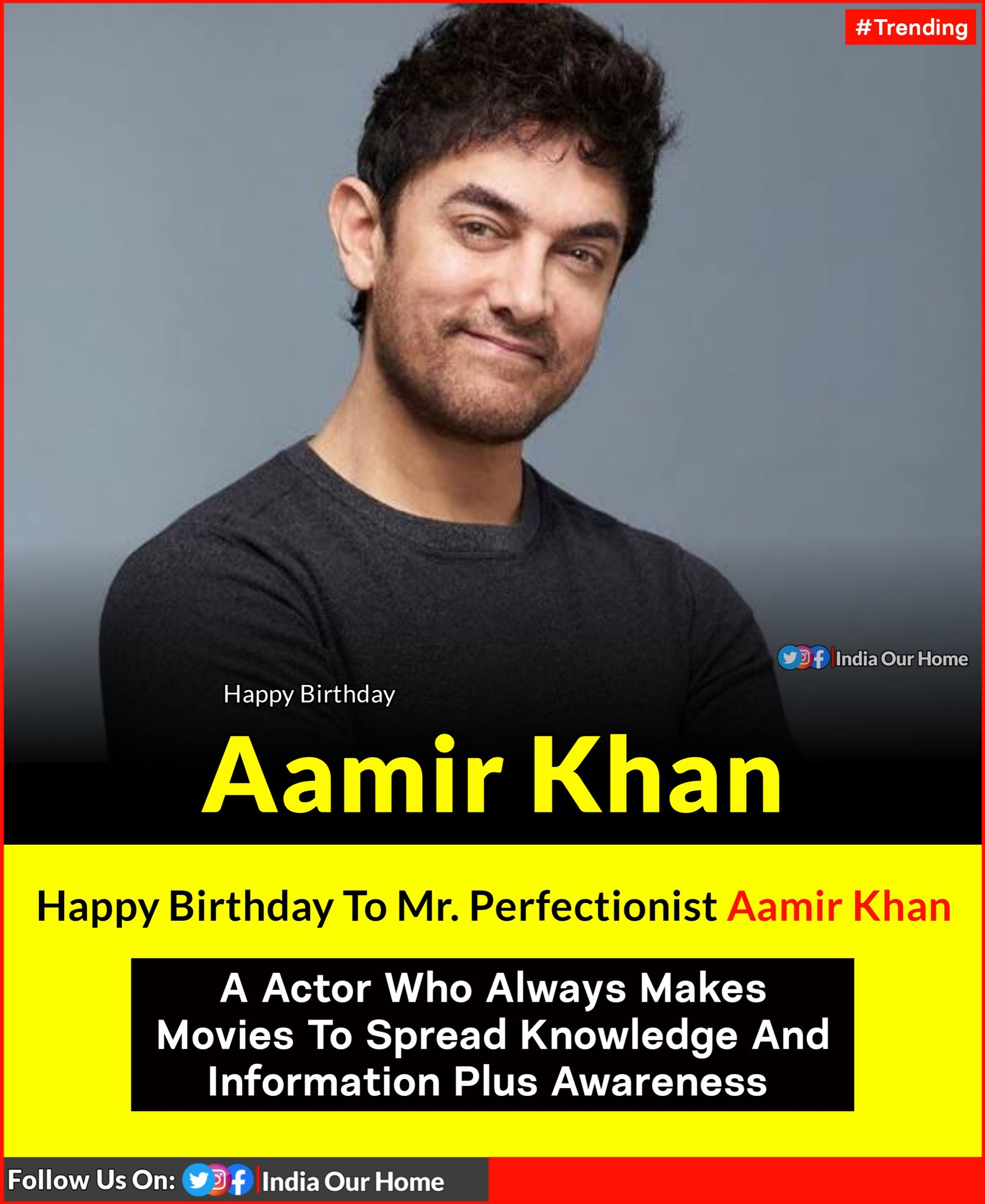  happy birthday
Aamir Khan  