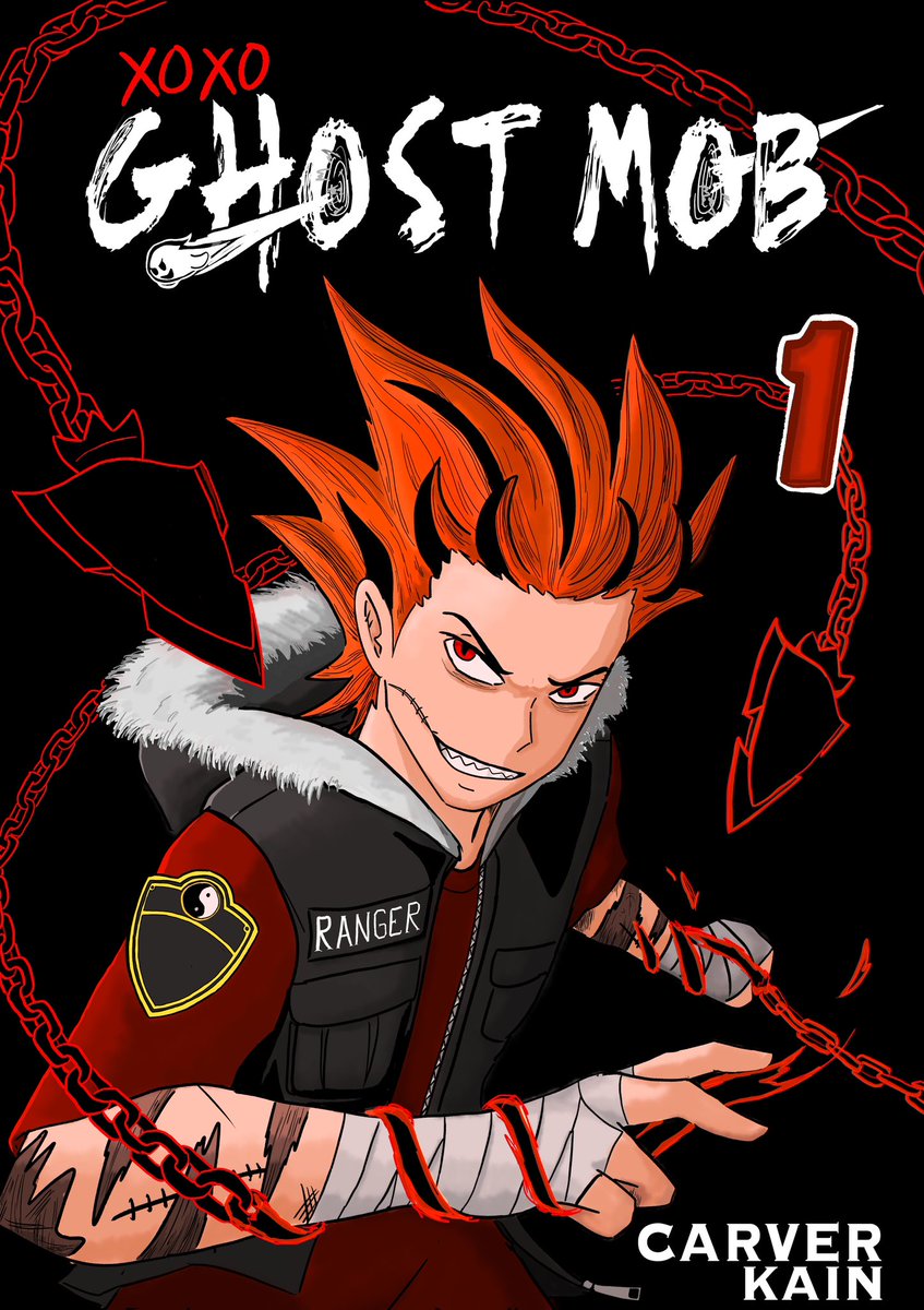 CarverKain's tweet photo. I was only supposed to do one but making volume covers is so addictive 🤣 Ghost Mob coming soon https://t.co/KIS20r1Ms7