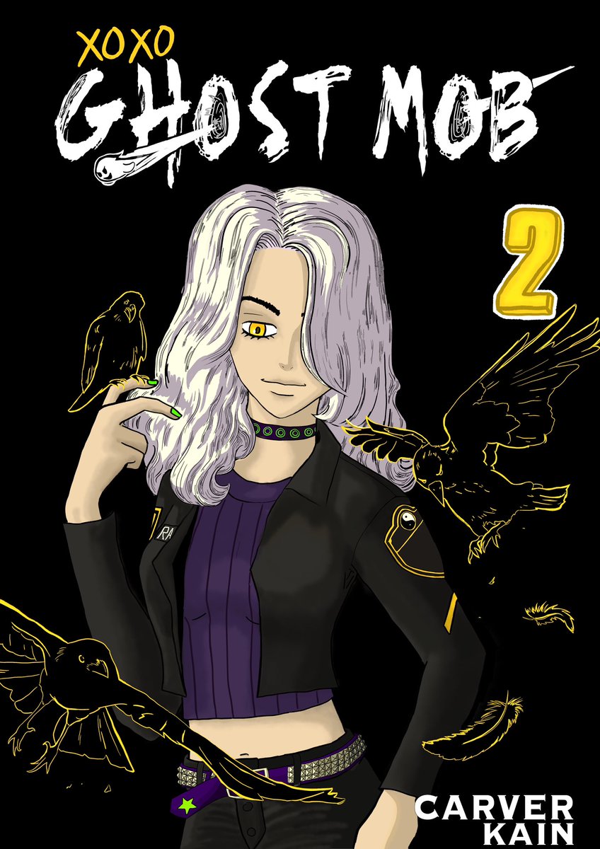 CarverKain's tweet photo. I was only supposed to do one but making volume covers is so addictive 🤣 Ghost Mob coming soon https://t.co/KIS20r1Ms7