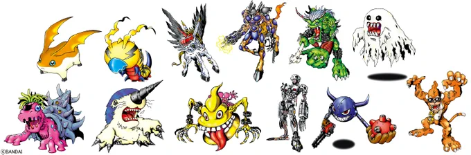 第73回デジ民投票 START【デジタルモンスターVer.3】に収録されていたデジモンで、一番思い入れのあるデジモンはどれ幼年期を除いた12体の中から1体を選んで投票してね #デジモン #digimon 