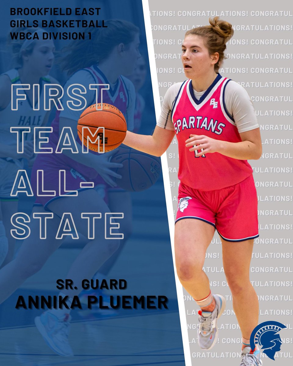 Congrats to your D1 runner up Lady Spartans! <a href="/annikapluemer/">Annika Pluemer</a> was voted first team all-state and first team all-conference. <a href="/ShaeKelley22/">Shae Kelley</a> was voted first team all-state and first team all-conference. <a href="/MayaKovacic3/">Maya Kovacic</a> was voted second team all-conference!