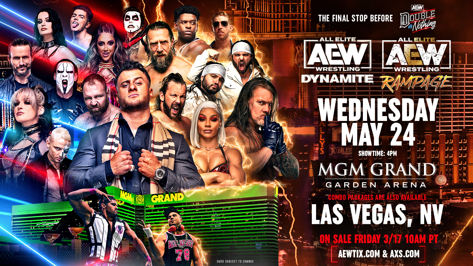 All Elite Wrestling on Twitter "AEW returns to Las Vegas, NV on