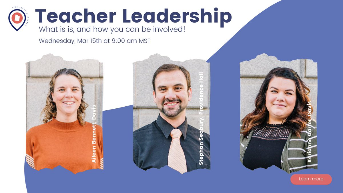 Check out the #UCET23 conference Tues &amp; Weds to catch loads of sessions from our Fellows. 

<a href="/TeacherToThink/">Aileen Bennett M.A. Ed Curriculum and Instruction</a> <a href="/mr_seabiscuit/">Stephan Seabury</a> and <a href="/heysheteach/">Kerianne Carter</a> are leading a session on #teacherleadership and how teachers can get involved!

#eduhive #togetheratUCET