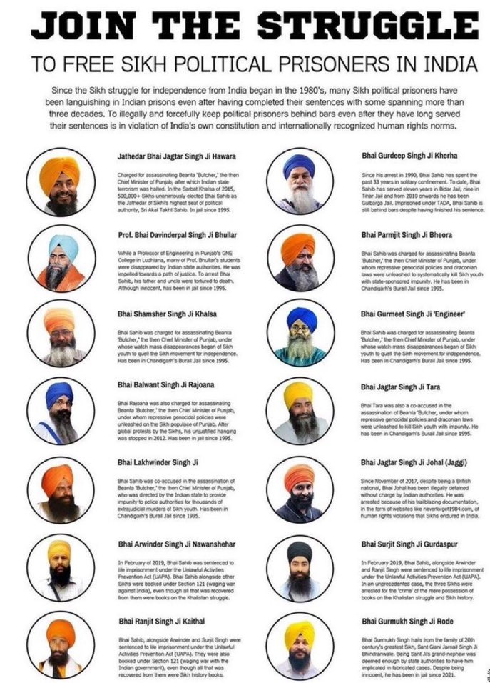 kuldeep03b's tweet photo. We must learn to live together as brothers or perish together as fools. Martin Luther King Jr.
If courts can pardon rapists &amp; killers, why can't they release Sikh prisoners? 
#ReleaseSikhPrisoners 
#JusticeForSidhuMooseWala https://t.co/vk1iuO75ZN