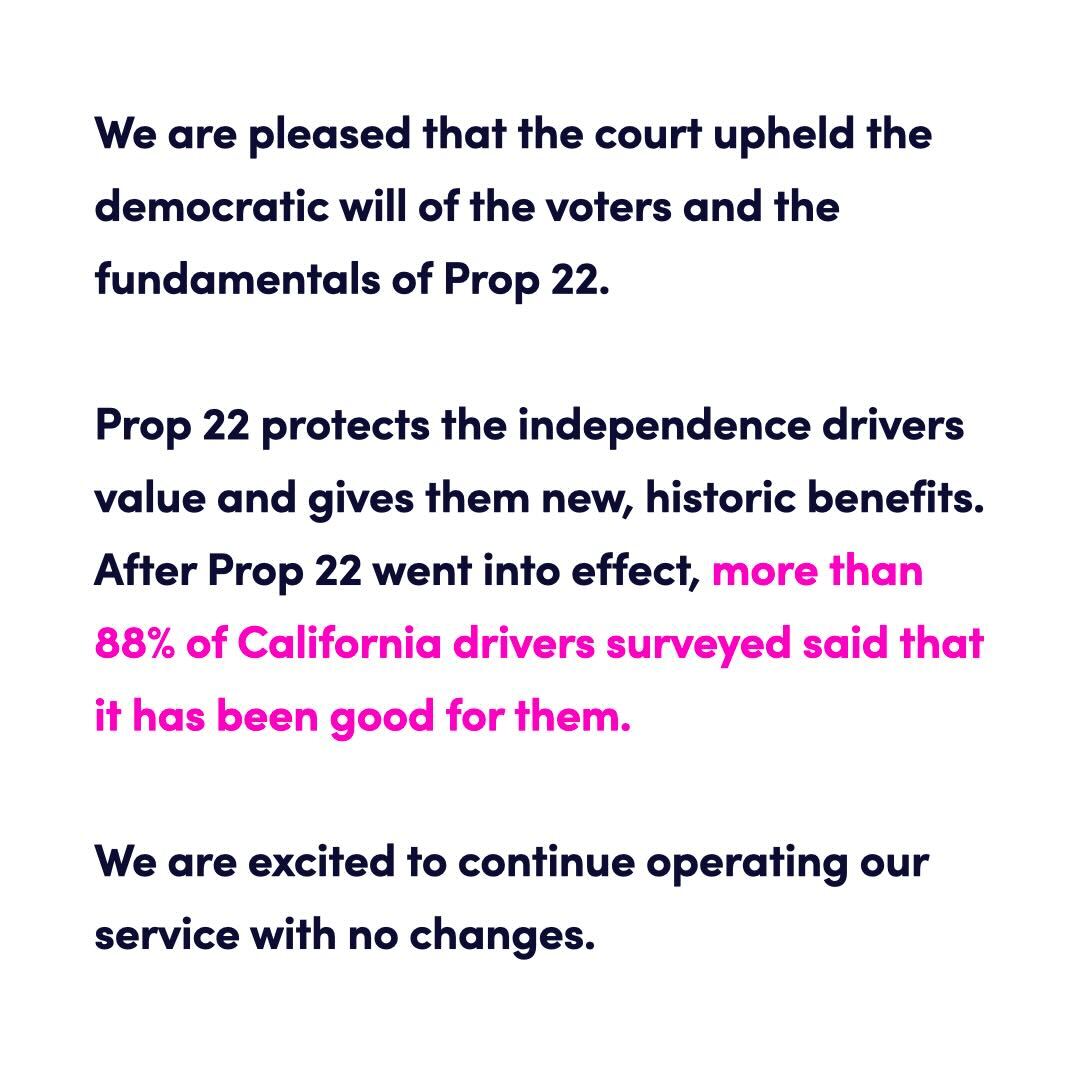 RevByLyft's tweet photo. A message from our colleagues @lyft: https://t.co/Em7zUS4HSc