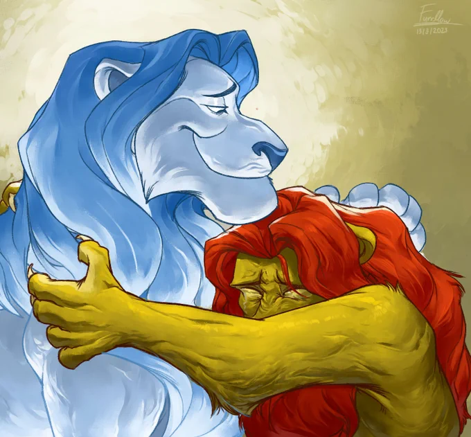 "I miss you..."I watched The Lion King after a long time and i decided to make this! #TheLionKing 