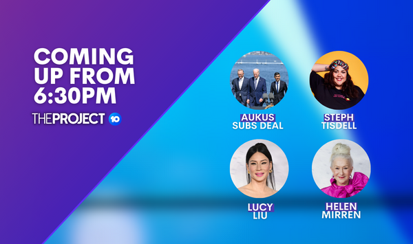 theprojecttv's tweet photo. Join the conversation on #TheProjectTV from 6:30 PM. 
On tonight’s show: https://t.co/PRol5v8Oa7