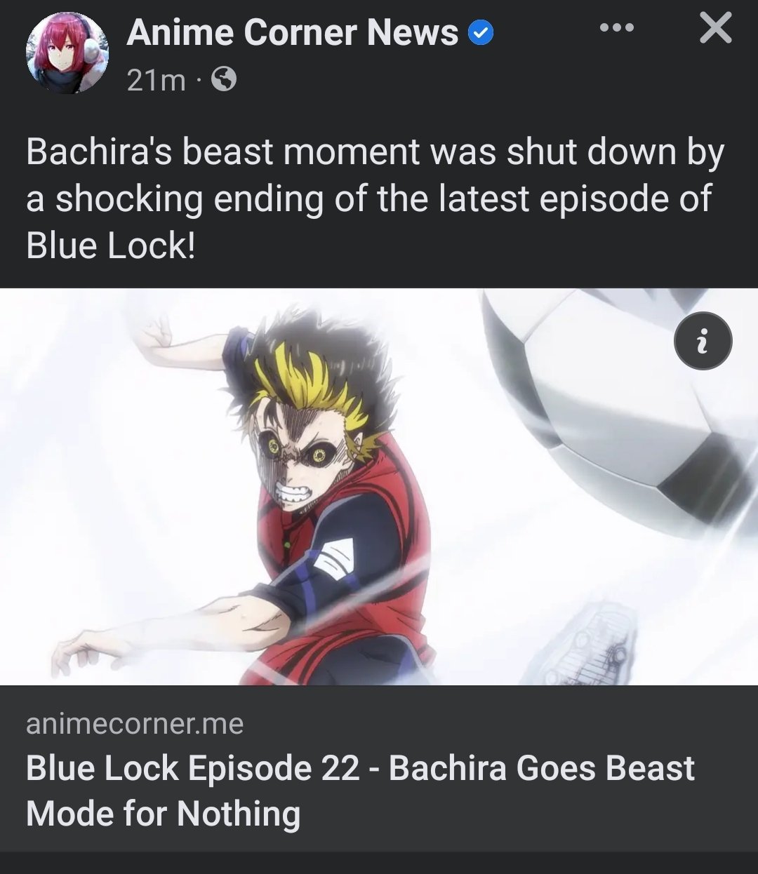Bachira Has Awakened, Blue Lock Episode 22