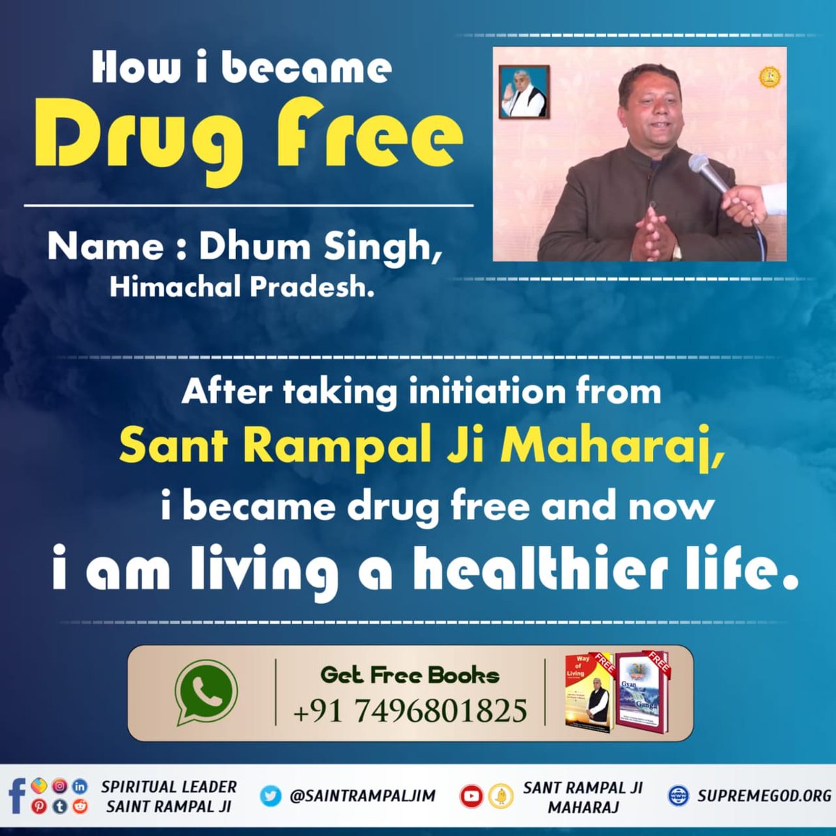 Supreme God Kabir manifesting in the form of a Guru,by giving jaap of three naams to God-loving soul,makes him/ her do true bhakti. He increases the age of the worshipper.
- Mantra no. 822 Samved Utarchik Adhyay 3 Khand no. 5 Shlok no. 8
#सतभक्ति_से_सर्व_सुख