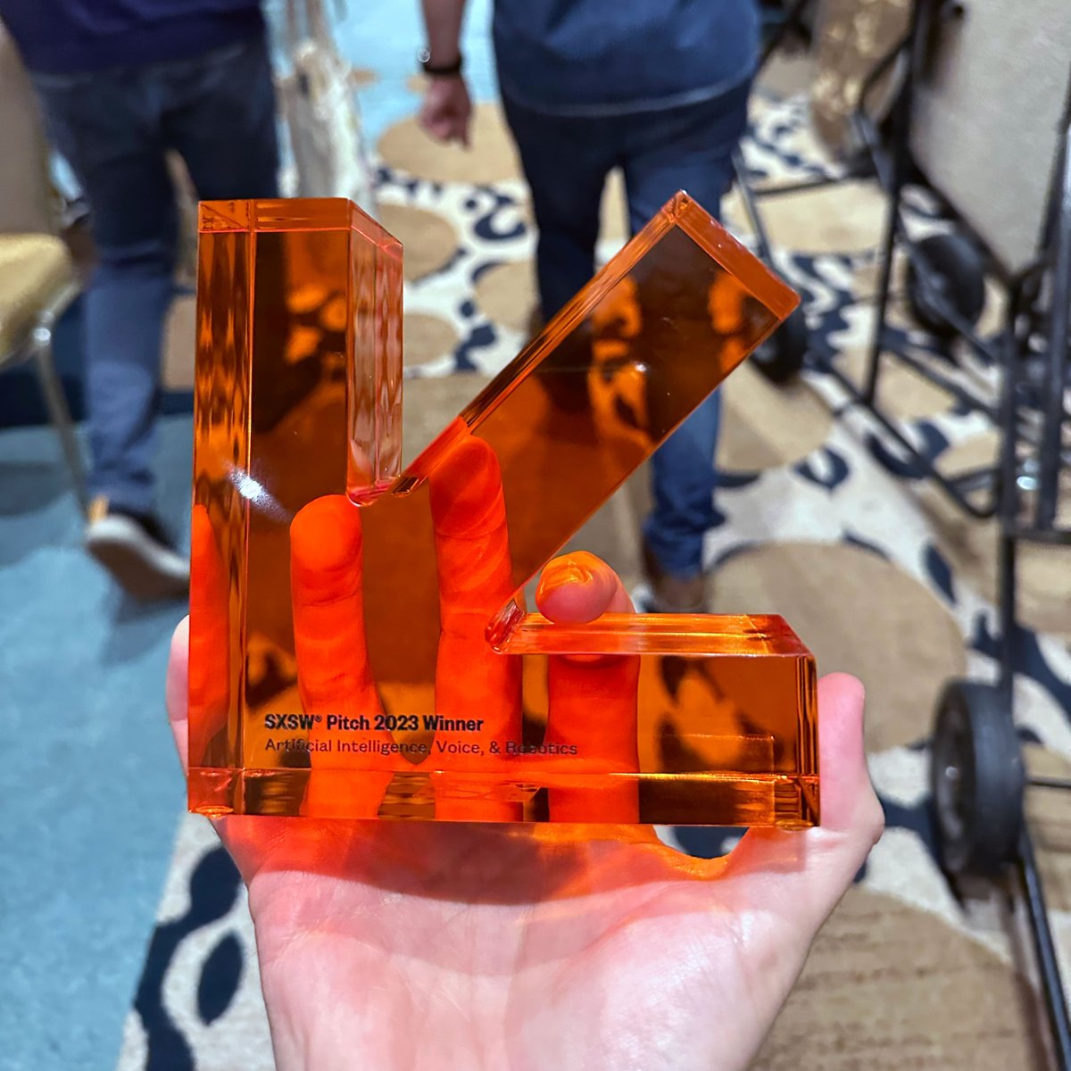 We're proud to be the winners of the <a href="/sxsw/">SXSW</a> Pitch awards in the AI, Voice, and Robotics category.

Special thanks to the judges and our fellow nominees.