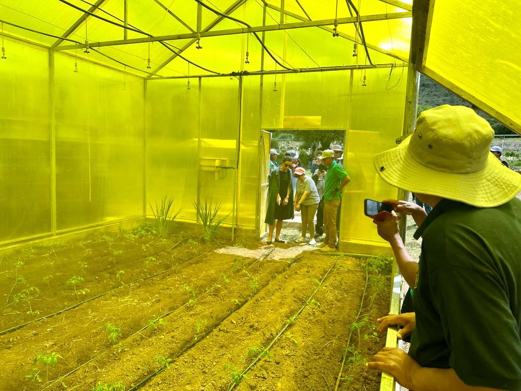 DominiqueHasler's tweet photo. I learned about the substantial impact of a project implemented by #FAUTAPO, supported by 🇱🇮, with focus on vocational training on sustainable food production &amp; processing. Impressed to see how 750 students, 400 producers &amp; teachers are reached by this innovative approach https://t.co/oxYPuwtkVi