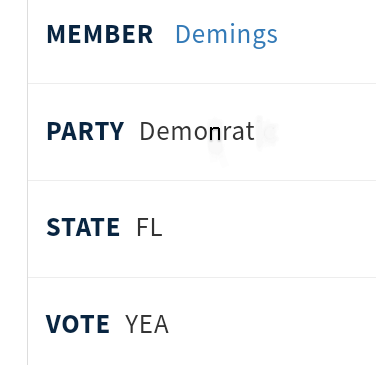 BrJoeBalkis's tweet photo. #TeamstersStopMovingBackwards
#CongressIt #ValdezDemings is a #scab for voting yea to impose a #RailContract the #RailWorkers voted down
It is a scab for voting yea to block a legal #strike
It wasnt a candidate for reelection to hor
https://t.co/dapGAHMt3a
https://t.co/xagAZwhVOl https://t.co/94h6R7a3Fm