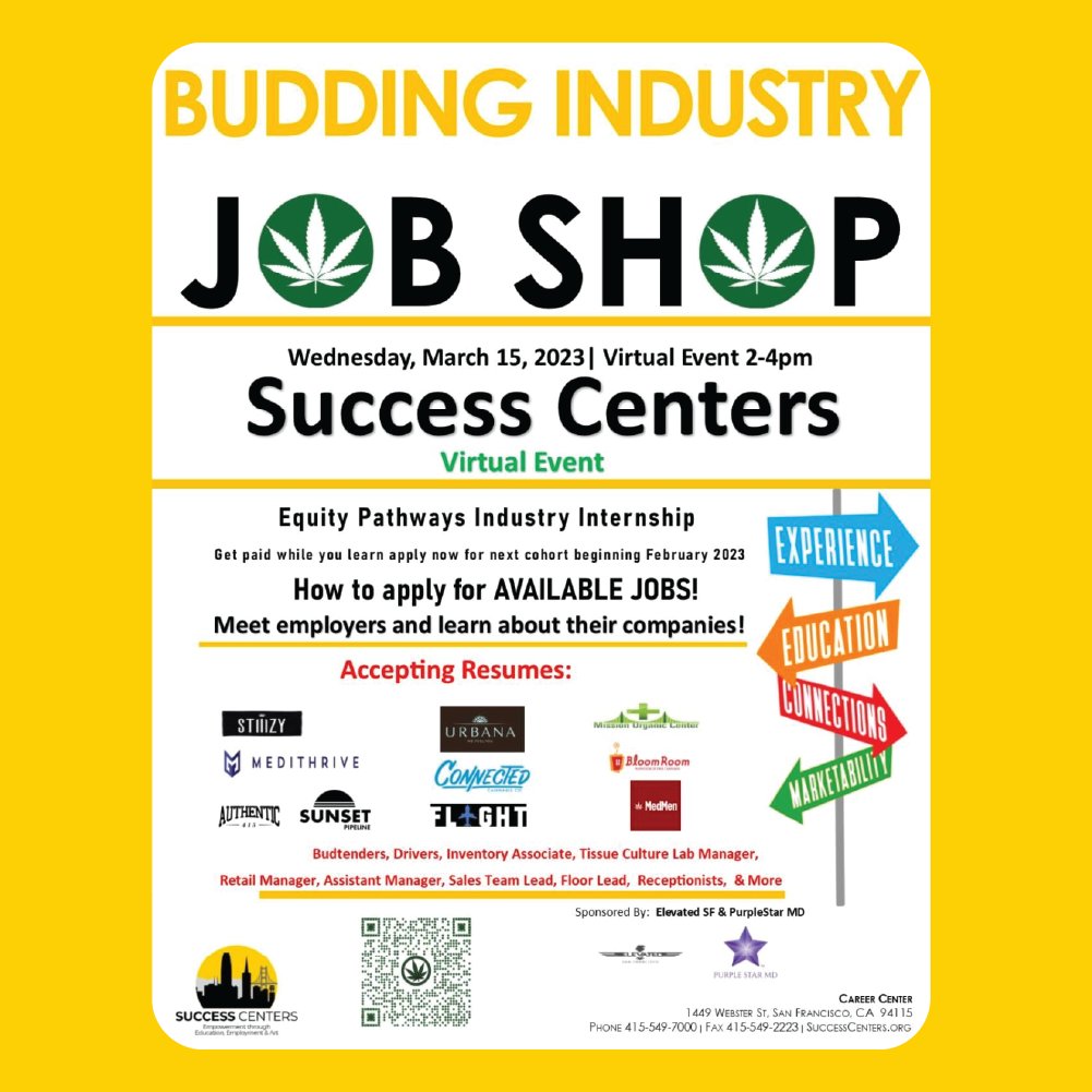 Budding industry job shop March 15 2023 lp.constantcontactpages.com/su/1gEpBC9/bijs