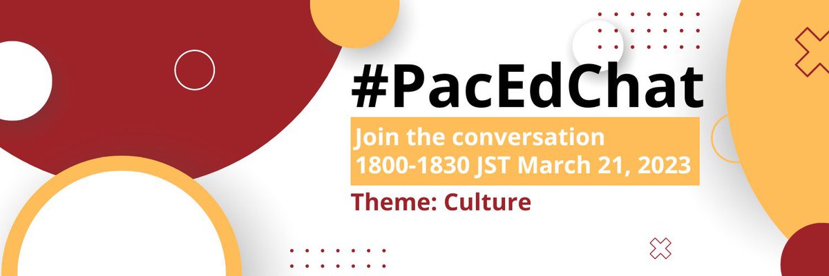 Set a reminder and join us in one week for #PacEdChat! We look forward to an engaging conversation as we learn and grow together.