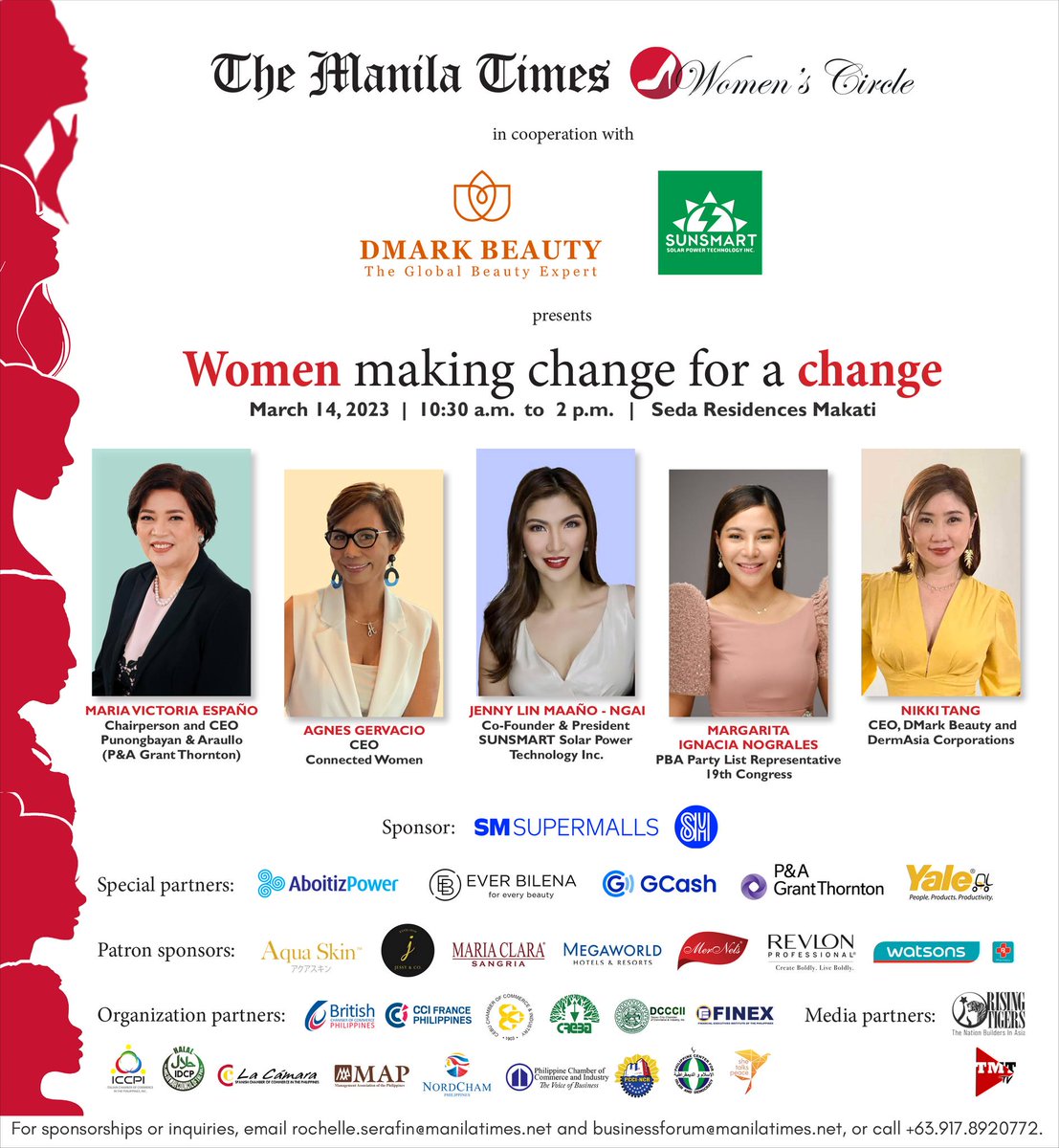 TheManilaTimes's tweet photo. Good morning. From the Seda Residences in Makati City, we are live for our forum, Women making change for a change.

Watch live:
https://t.co/6GIHhb3Q3k
https://t.co/Xkz5vtOR3g
https://t.co/WlaB8ChBt7 https://t.co/OuQ4bd3Ot6