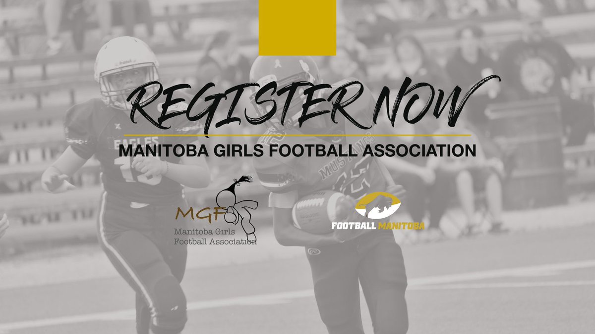 fbmanitoba's tweet image. It’s that time! Online registration is open now for the @MBgirlsfootball season. Sign up at footballmanitoba.com.
