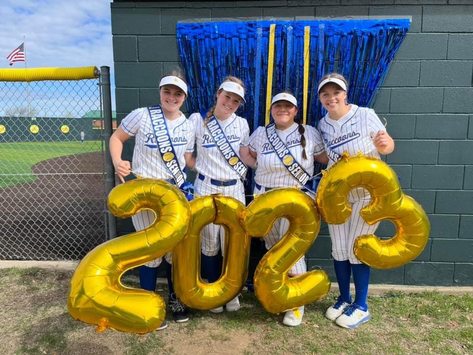 RaccoonSoftball's tweet photo. SENIOR DAY! An AMAZING group of young ladies who are leaving a legacy of strong, graceful leadership for future raccoons. Proud of who they are and excited to see all of the amazing things they will accomplish in their future. @FHSRaccoons #raccoonsvseveryone https://t.co/9Li1XLSihW