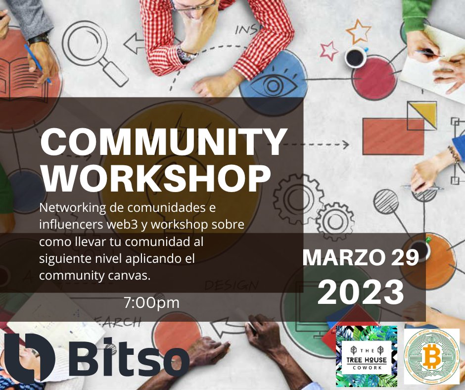 Te invitamos a nuestro community workshop y networking para todas las comunidades web3 e influencers del espacio crypto.

Pasa la voz!
bit.ly/CriptoCanvasMTY