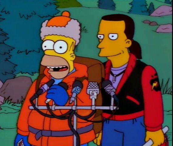 SoySimpsonito's tweet photo. Brendan Fraser también ha estado en Los Simpson. Él hizo la voz de Brad (el de las barras energéticas) en el episodio "El rey de la colina" (S09E23) #DatoSimpson https://t.co/JATtIEHNth