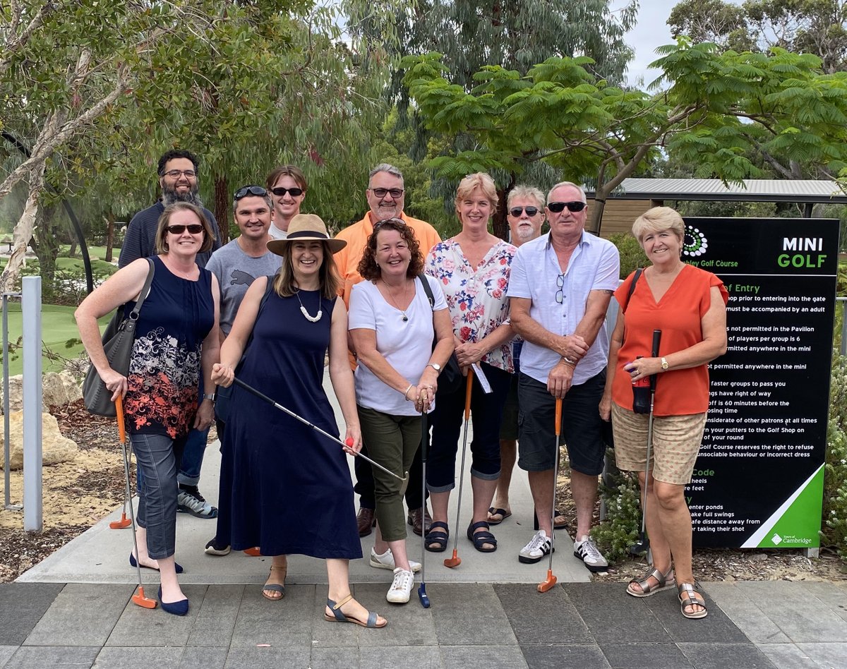 yStop_au's tweet photo. Carrying on from our Xmas mini golf challenge, the inaugural yStop golf cup kicked off last week. The competition was fierce, but a few team members rose to the top. Jamie was victorious in the end, and everyone had a lot of fun along the way.

#yStopsports #minigolfcup #teamfun https://t.co/0kU24KAyWz