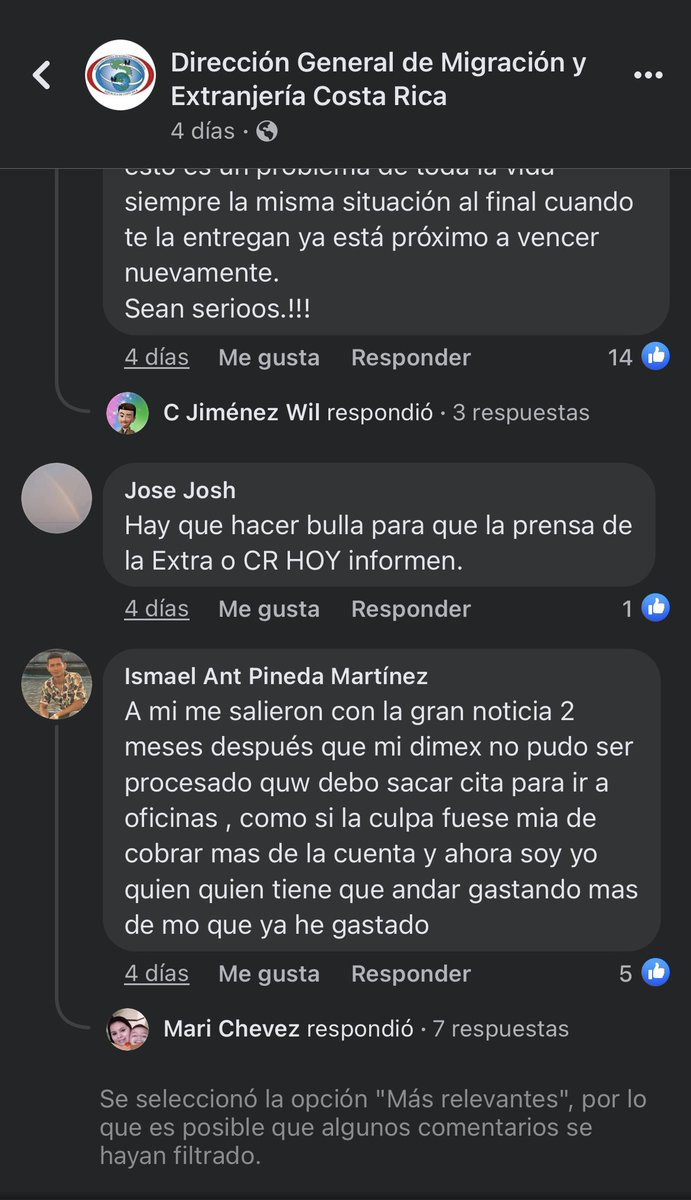 Guachi83's tweet photo. Quien nos podrá dar razones de los Dimex que se renovaron desde enero y aún no tenemos notificaciones alguna. @ameliarueda @MigracionCR @RodrigoChavesR @CorreosCR @BancoBCR correo y Whatssap que no respondes según servicio al cliente. #quesesabe #quepachoconmidimexcr https://t.co/okmFrJRWM5
