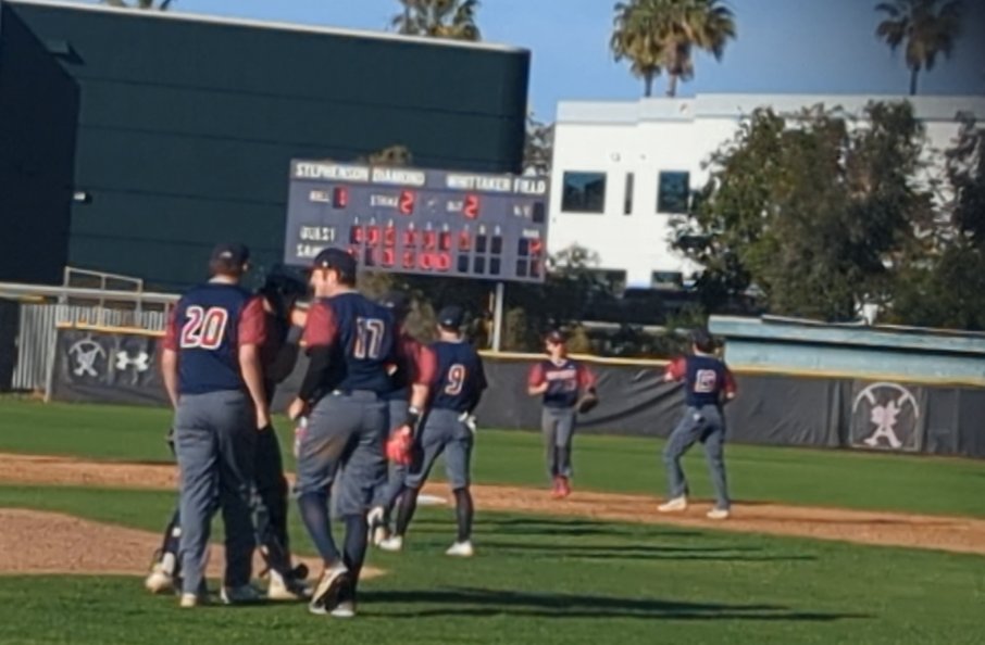 Steele_Baseball's tweet photo. Cougars Win!
Cougars beat the Saints 2-1
@Willjames__13 2-4  scored on single by Entrekin.
@JohnThomasHen10 hit a RBI Single to put the Cougars in the lead.
@BrandenJackel pitched a complete 10K game securing the Win for the Cougars!
@PBR_California @JoeyCohen20 @EC_Preps_SD https://t.co/XQLW6Cigkf