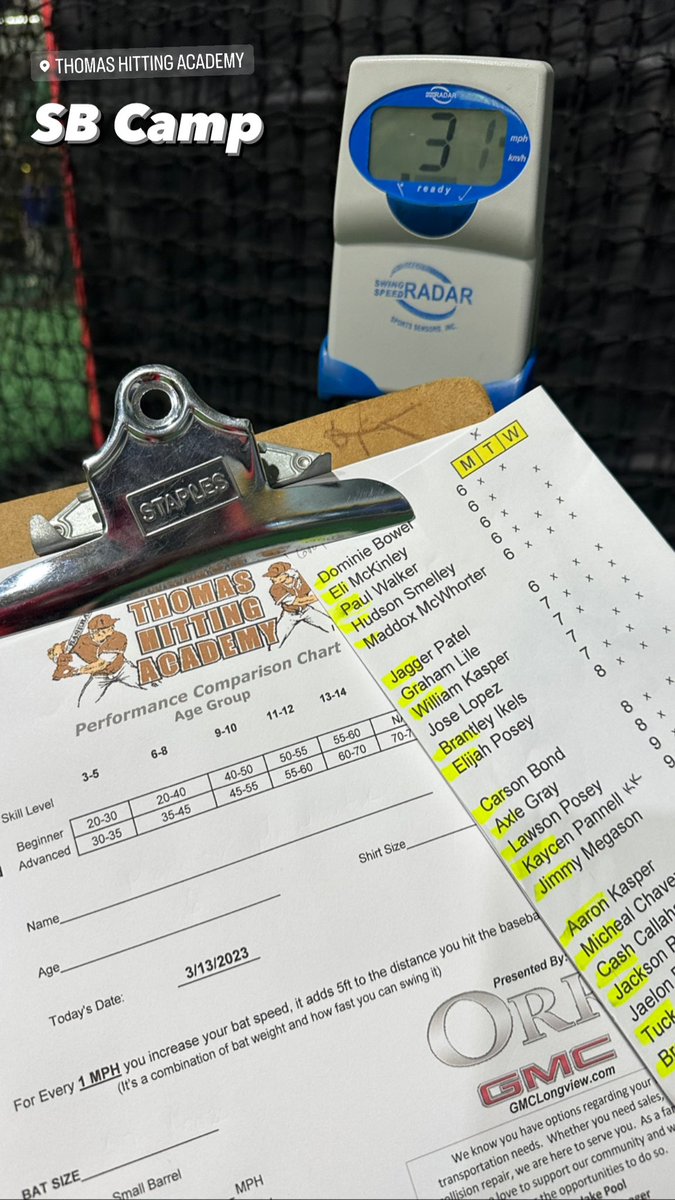 Thomas Hitting Academy tweet media