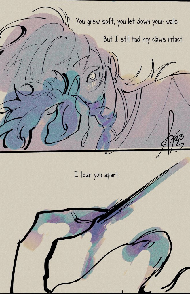 Inside the tiger cage.