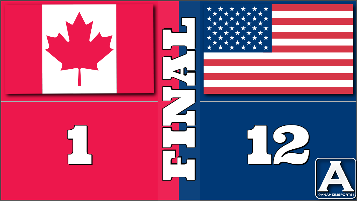 Canada 🇨🇦 1 - USA 🇺🇸 12 - Final (7) ✅
#CANvsUSA #WorldBaseballClassic #WBC #ForGlory #USA