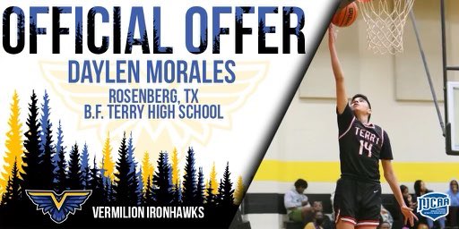 After a great conversation with <a href="/CoachDanTharp/">Dan Tharp</a> I am blessed to received an offer to extend my athletic and academic career.🔵🟡 
<a href="/MNCVIronHawkMBB/">Vermilion Ironhawks MBB</a> 
<a href="/CoachDriver24/">Cristian Driver</a>