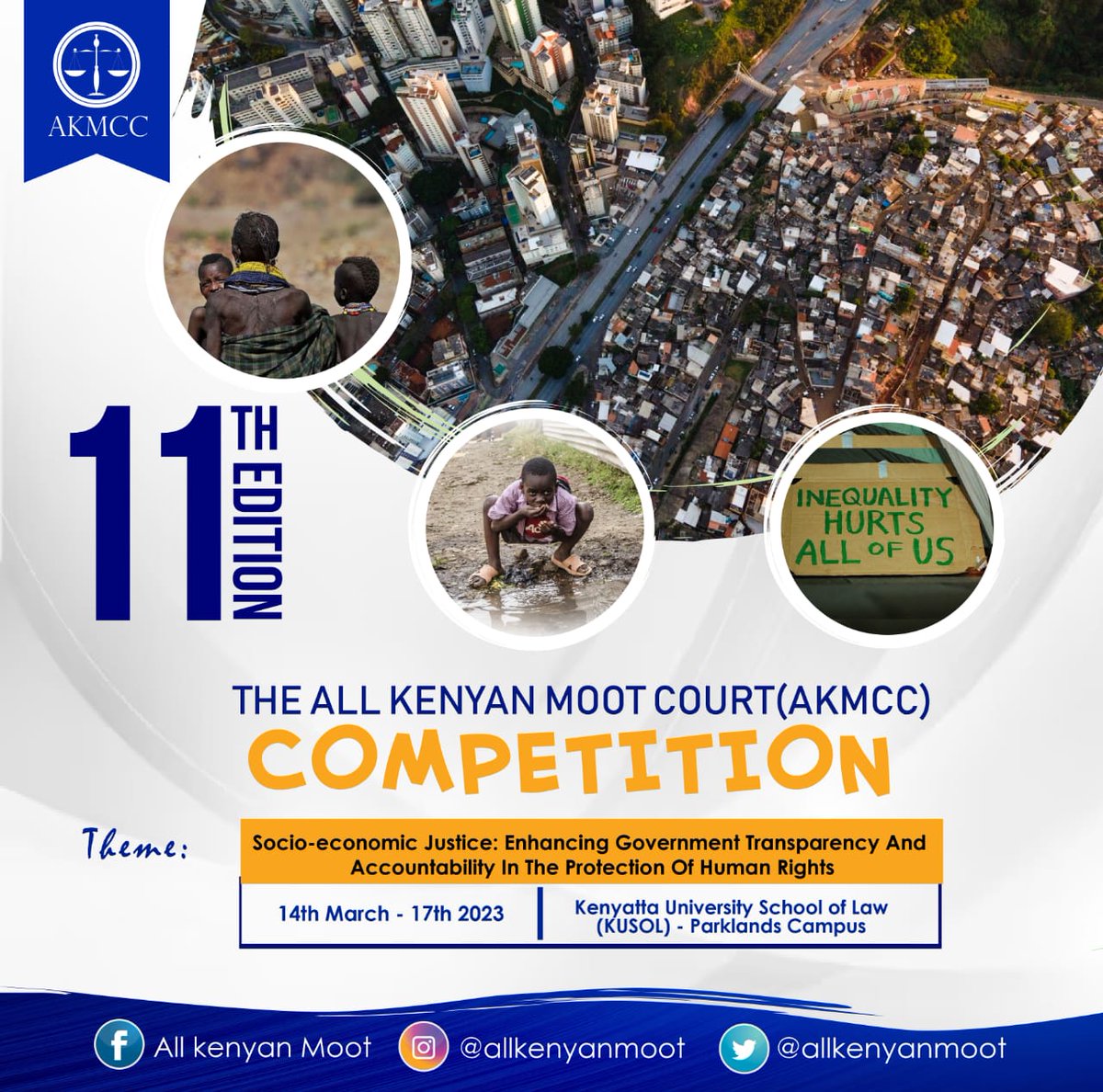 allkenyanmoot's tweet photo. All roads lead to Kenyatta University School of Law, Parklands for the opening of the the All Kenyan Moot Court Competition 11th Edition. See you there😁🎊🎊 https://t.co/Lq8tux5cTz