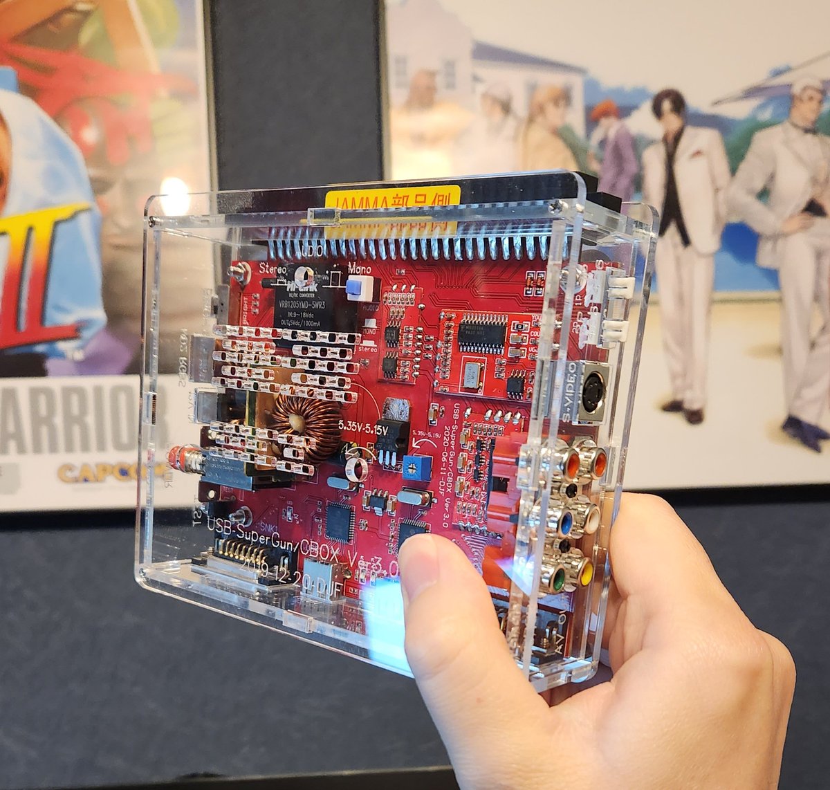 mt4_master's tweet image. それでは聞いてください。

「歓喜からのどん底。」

究極戦隊ダダンダーン。
ようやく画面にきれいに表示されて換気してたら、タイトルが真っ黒、キャラはゾンビ化で色がうまく変換できてない。

考えられる原因、どなたか…。

#レトロゲーム
#アーケード基板
#自宅ゲーセン