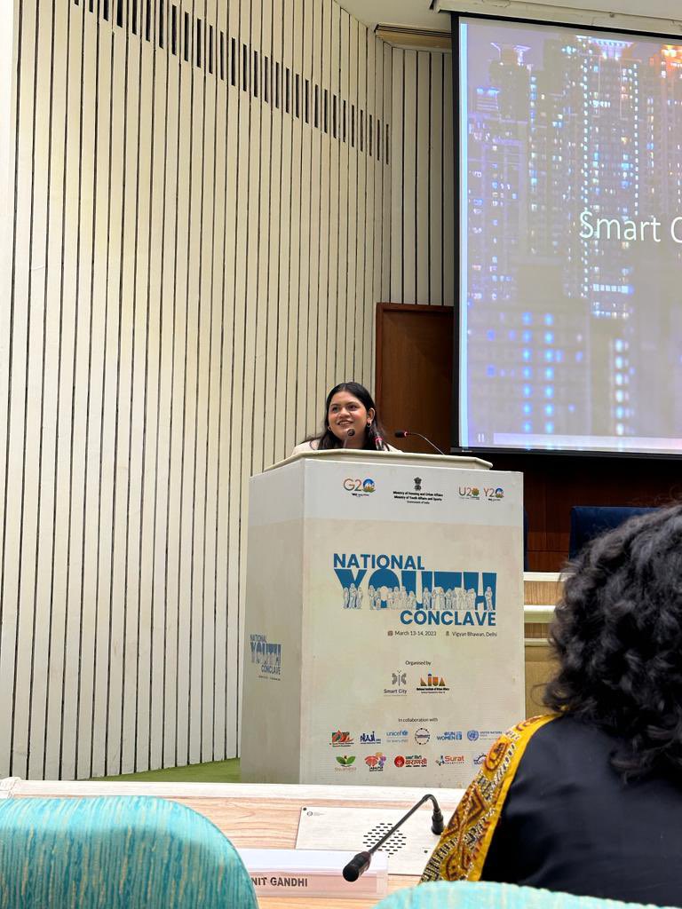 KambleMaitreyee's tweet photo. Speaking at the Climate Practitioners India Network Talks 2023. Great to meet all of you. The warriors working for Climate Action.
#ClimateProIndia #Sustainable #YouthForChange #U20Y20 #NationalYouthConclave23 https://t.co/to3vXOvJZh