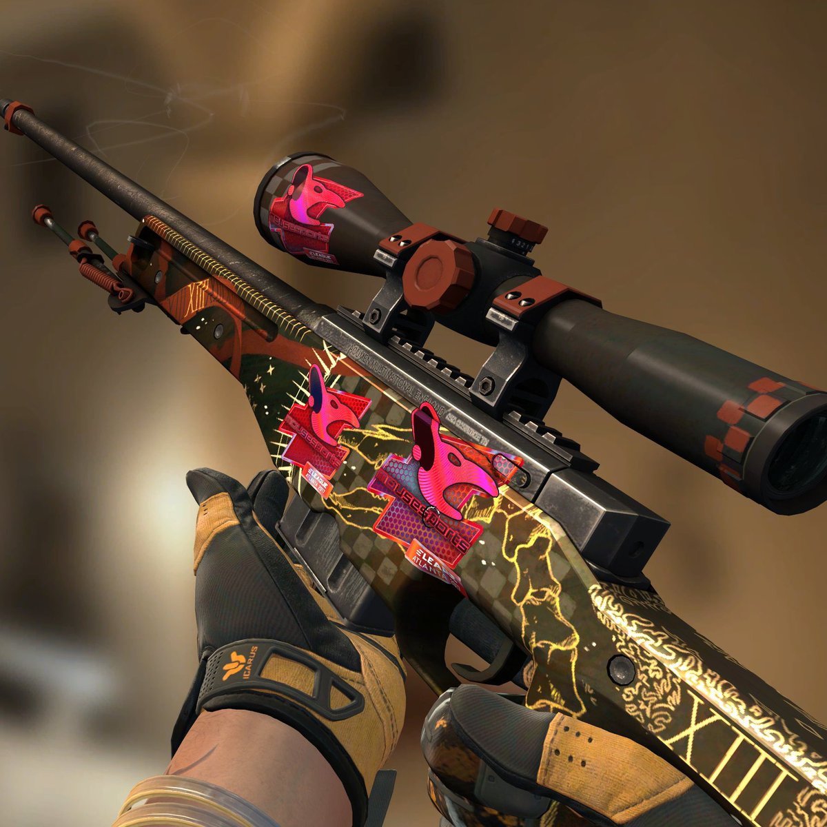 gregmonke's tweet photo. Some new pickups from the past week, Iโm a huge fan of the mp5, if only it was a red rat ๐ which do you guys prefer? Feel free to share some of your pickups below ๐
Big thanks to @ZeusperCSGO for the screens <3
#CSGO #csgoskins #csgocrafts #mousesports #stickercrafts https://t.co/1uXiT6dcMK