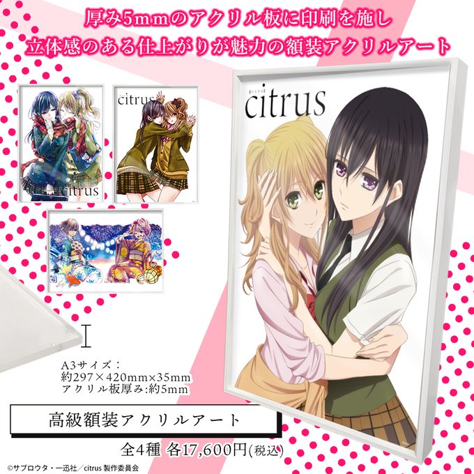 「#citrus」のオリジナルグッズが好評発売中🧸FUNNYLAB限定のアイテムたちがラインナップ💡👉ご購入はこちら💓額