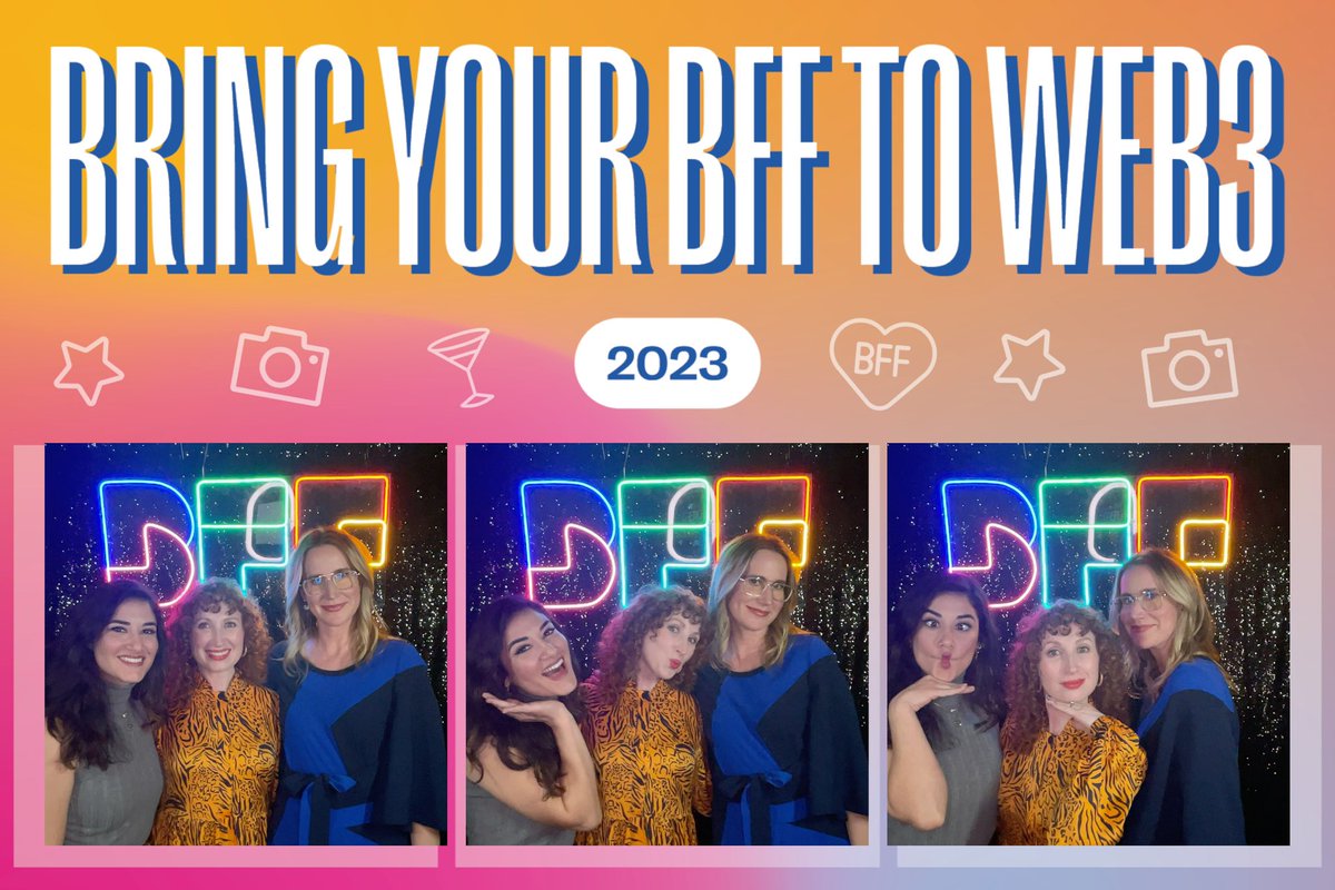 Endlessly inspired by hardworking, resilient, and brilliant women like <a href="/jaimeschmidt/">Jaime Schmidt</a> <a href="/avery_akkineni/">Avery</a> @G_DAnderson <a href="/roisinpryan/">Róisín Ryan 🇦🇺🇺🇸</a> <a href="/MichelleAbbs/">MichΞllΞ</a> <a href="/RachelPaganMUA/">Rachel Pagan</a> <a href="/kaysant33/">KAYLA</a>. 

Thank you, <a href="/MyBFF/">BFF 🌈</a> for having us tonight! 

…Also found out <a href="/kaysant33/">KAYLA</a> and I are probably related 😂