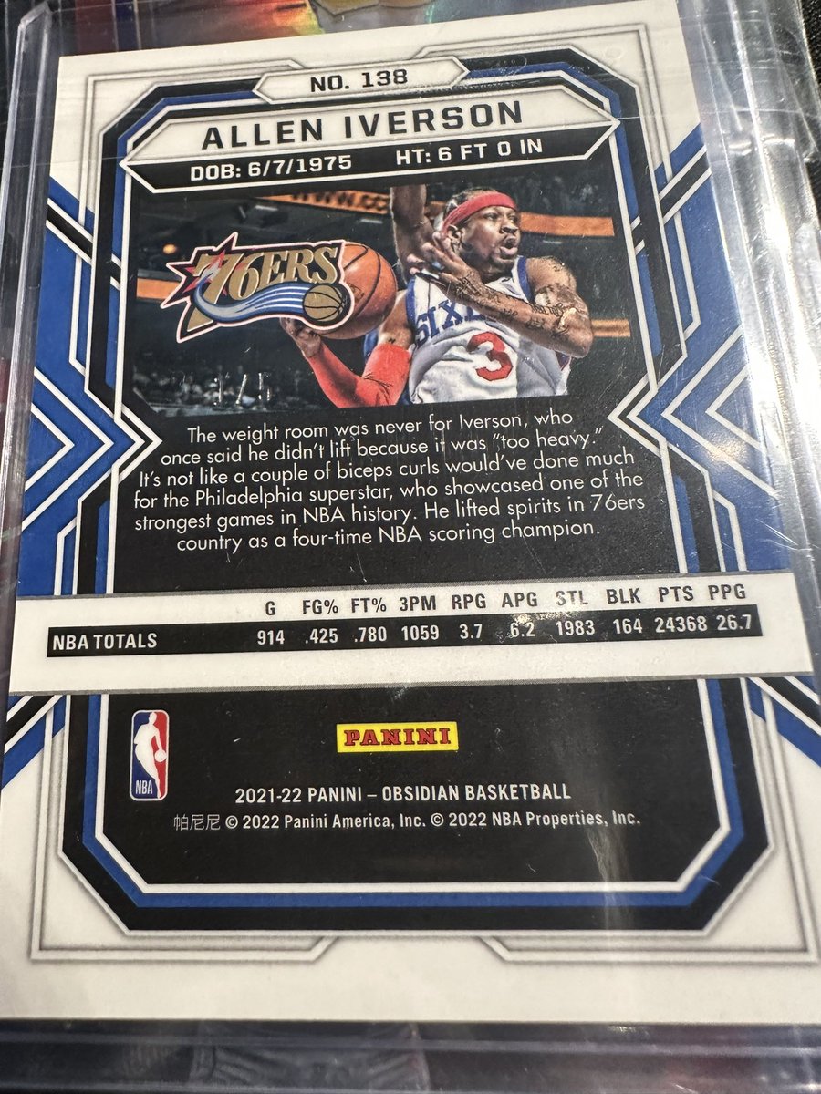 ManOfTheLibrary's tweet photo. Some cool sports cards that I just picked up. Iverson is a 1 of 5 color match!👀 #UFCCard #BasketballCards #SportsCards #Collector https://t.co/7T1m6uhguq