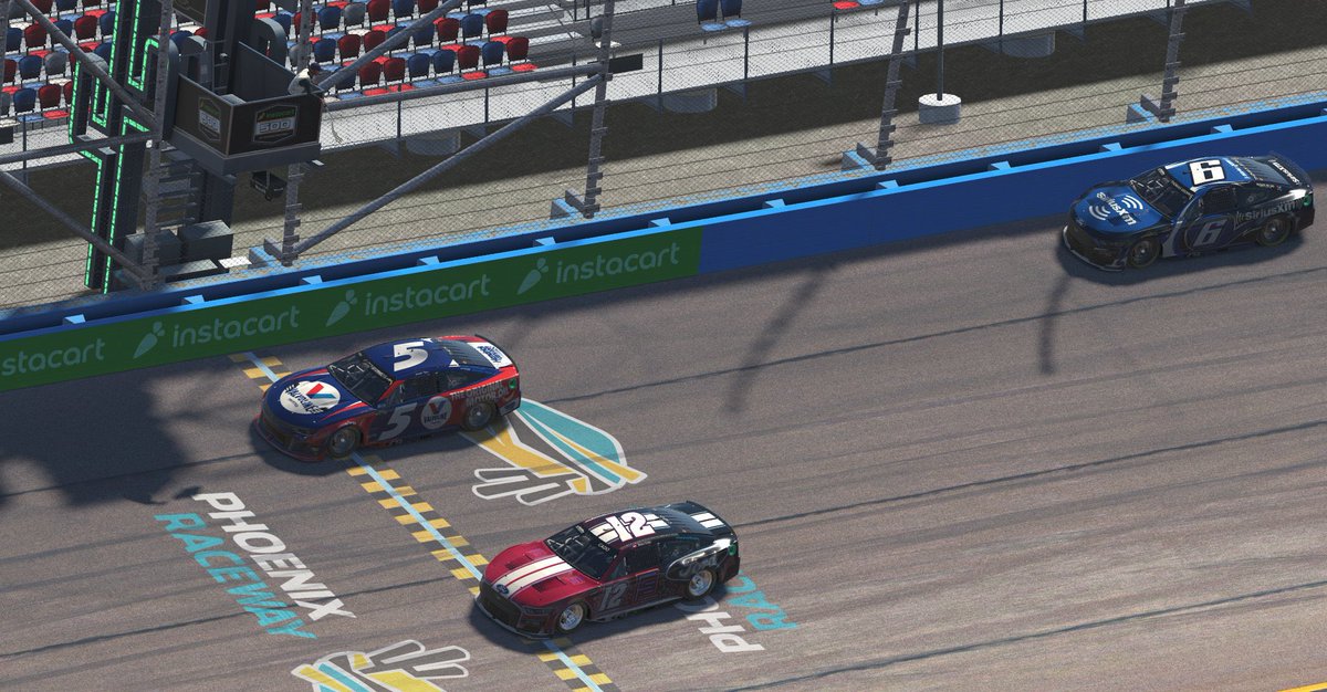 JoeyTheis's tweet photo. Actually finished a race in @RealSimRacing without being collected in someone else’s mess. Started 27th and got 11th just at the line from @fast4wardracing (Photo credit because I forgot to save one). Fun racing towards the end when we were slipping until caution at the end. https://t.co/4Zbe0cm6tr
