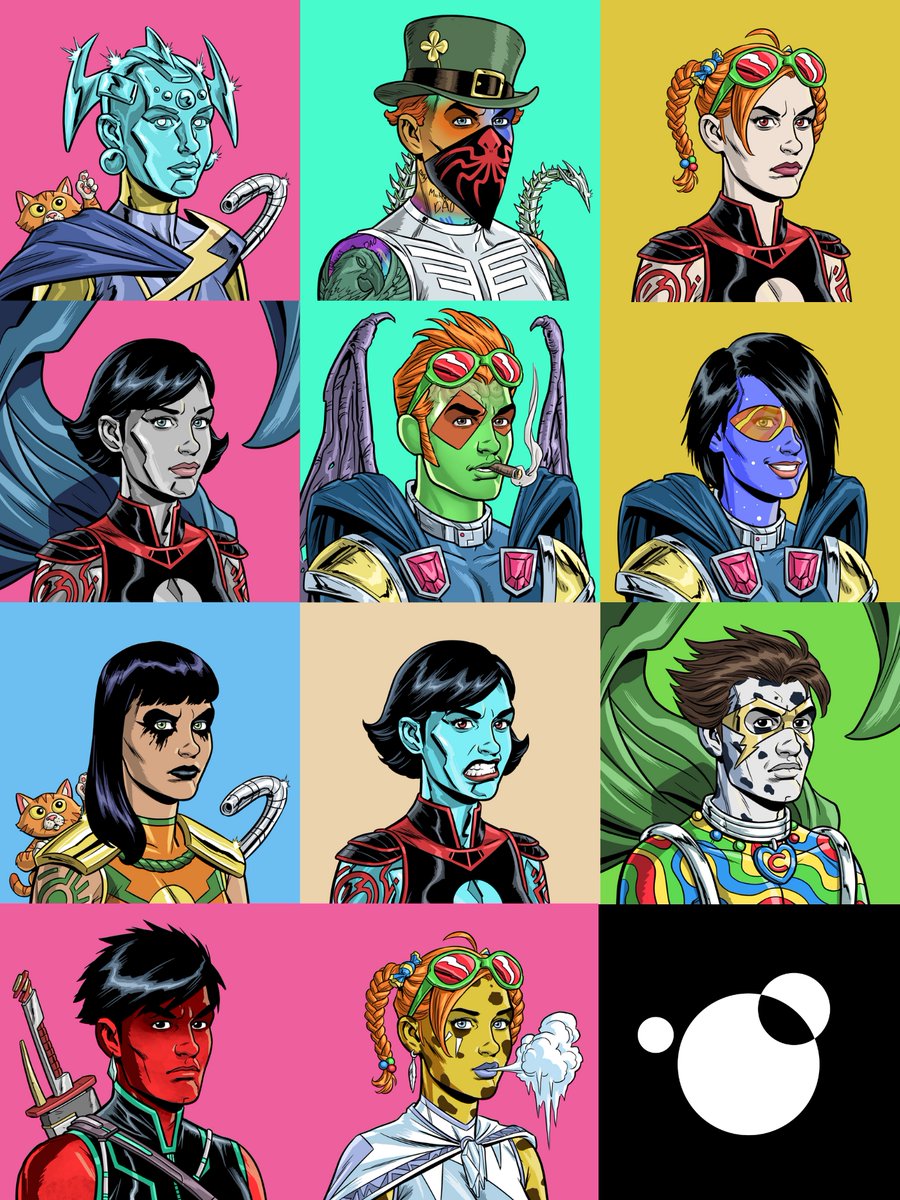 Last week we welcomed 11 new Generative Identities to the Inhabitants Universe💫

Which one of these PIPs are you vibin' with most? We’ll go first… The cigar-smoking, half-demon looks like he could put up a good fight in BattlePlan!

Enjoy your #InhabitantsTuesday🤝