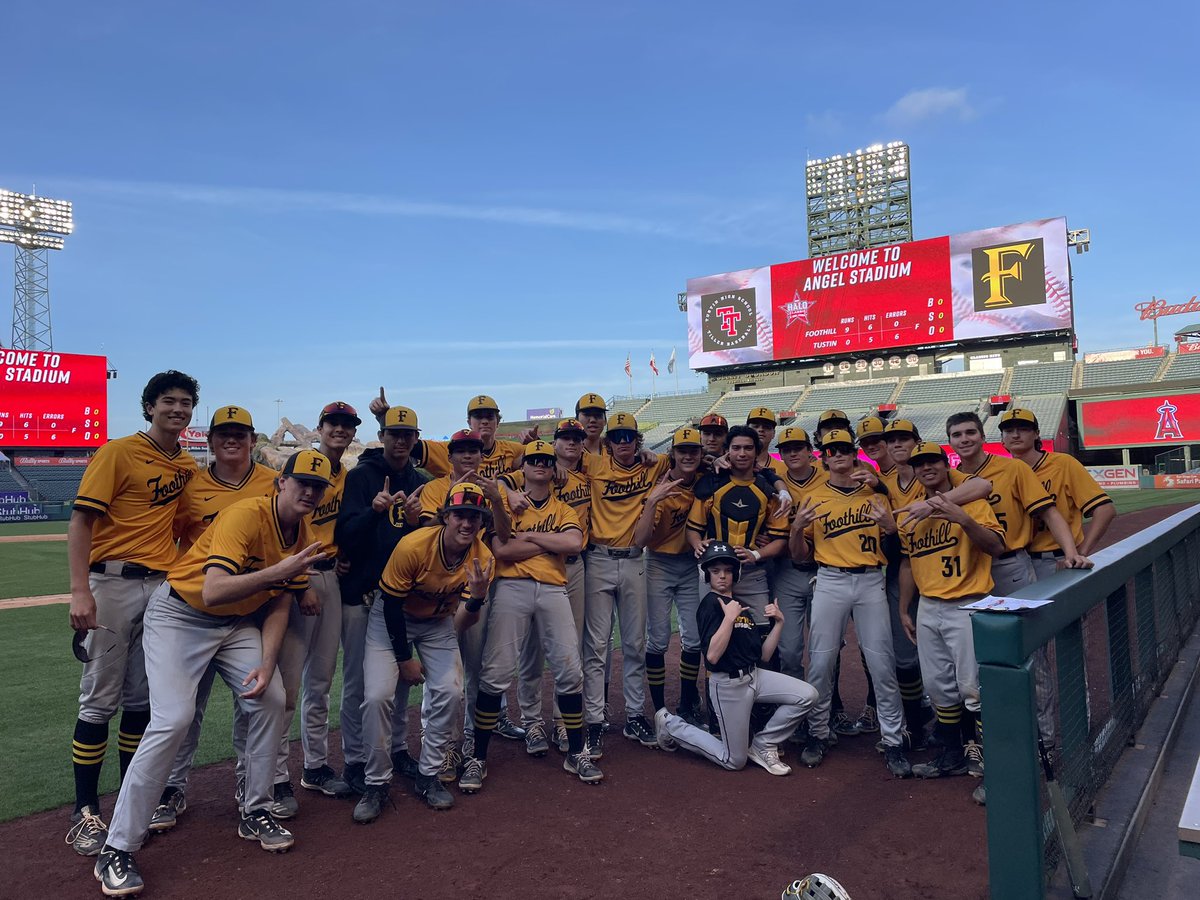 Foothill Baseball (@foothillbasebal) on Twitter photo The Knights make it two in a row with a 9-0 win over Tustin.
<a href="/__andrewparker/">Andrew Parker</a> W 2IP H BB 5K
<a href="/AndrewHarbour25/">Andrew Harbour</a> 2IP 0H 0BB 3K
<a href="/TyCowley2/">Ty Cowley</a> 1-3 2RBI
<a href="/GarrettD_43/">Garrett Davidson</a> 0-2 2R RBI 4SB
<a href="/granttjohnson/">Grant Johnson</a> 1-2 2B BB R 2RBI
<a href="/JakeFenton26/">Jake Fenton</a> 1-2 R 2RBI SB The Knights make it two in a row with a 9-0 win over Tustin.
<a href="/__andrewparker/">Andrew Parker</a> W 2IP H BB 5K
<a href="/AndrewHarbour25/">Andrew Harbour</a> 2IP 0H 0BB 3K
<a href="/TyCowley2/">Ty Cowley</a> 1-3 2RBI
<a href="/GarrettD_43/">Garrett Davidson</a> 0-2 2R RBI 4SB
<a href="/granttjohnson/">Grant Johnson</a> 1-2 2B BB R 2RBI
<a href="/JakeFenton26/">Jake Fenton</a> 1-2 R 2RBI SB
