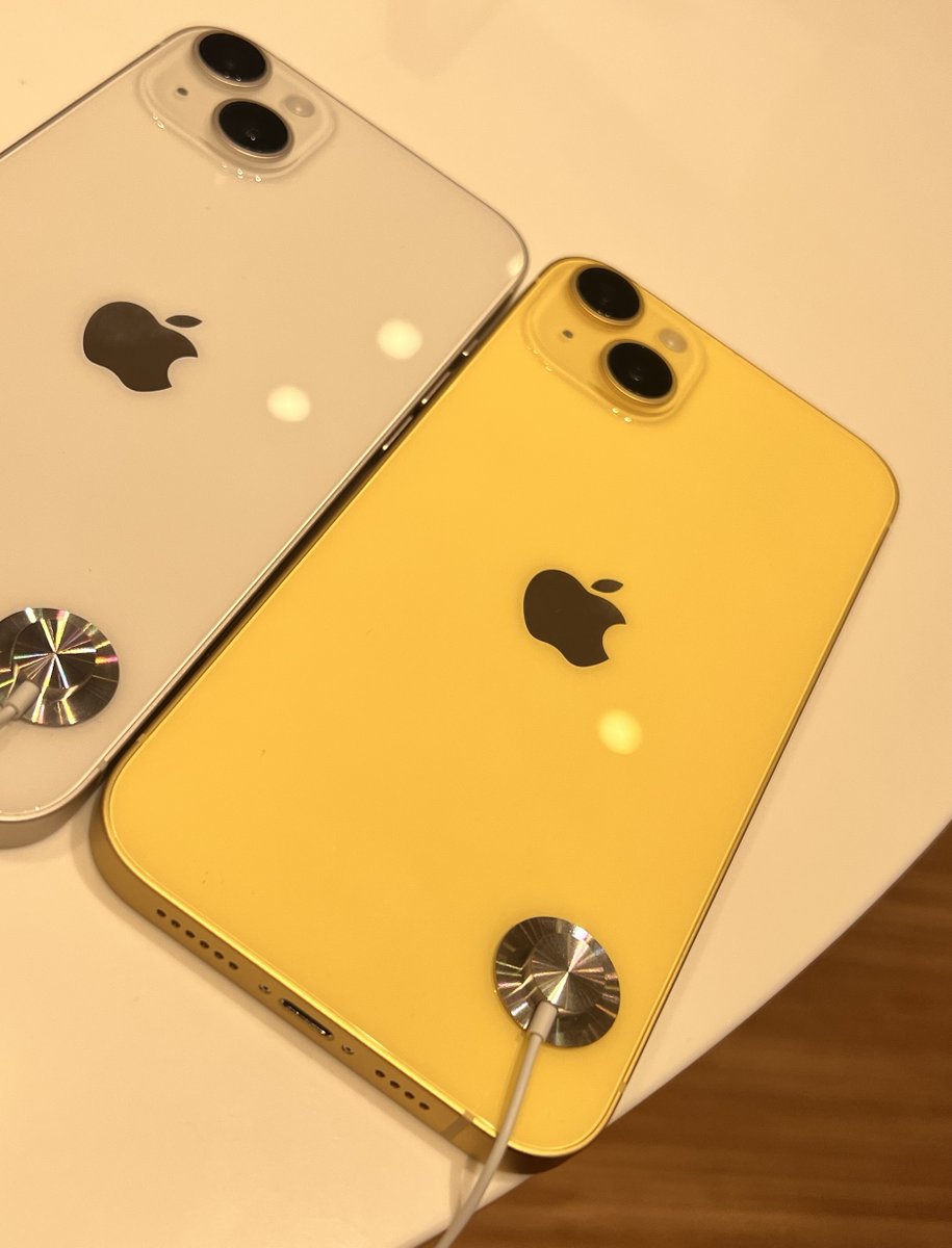 NEW限定品】 iPhone14 MPUQ3J/A 128GB 128GB 判定△ イエロー美品