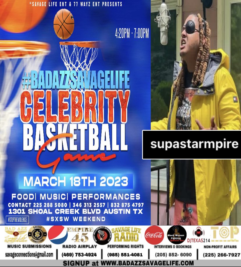 Supa_Unit's tweet image. #BadazzSavageLife Basketball #SXSW2023 #RunThaPlay