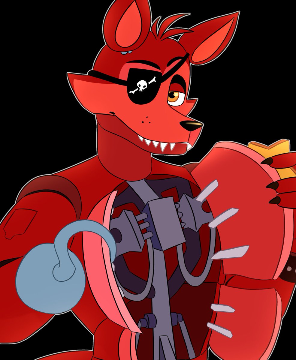 XianosChaos's tweet photo. Glamstar Foxy wanted to show you how his casing works. In order to keep him thinner than the other males, his casing opens from the sides, perhaps he wants you to be his heart that throbs in his chest. 
💖🦊⭐️
🎨By: @Hena_Sy_ https://t.co/Tn7PfELuUa