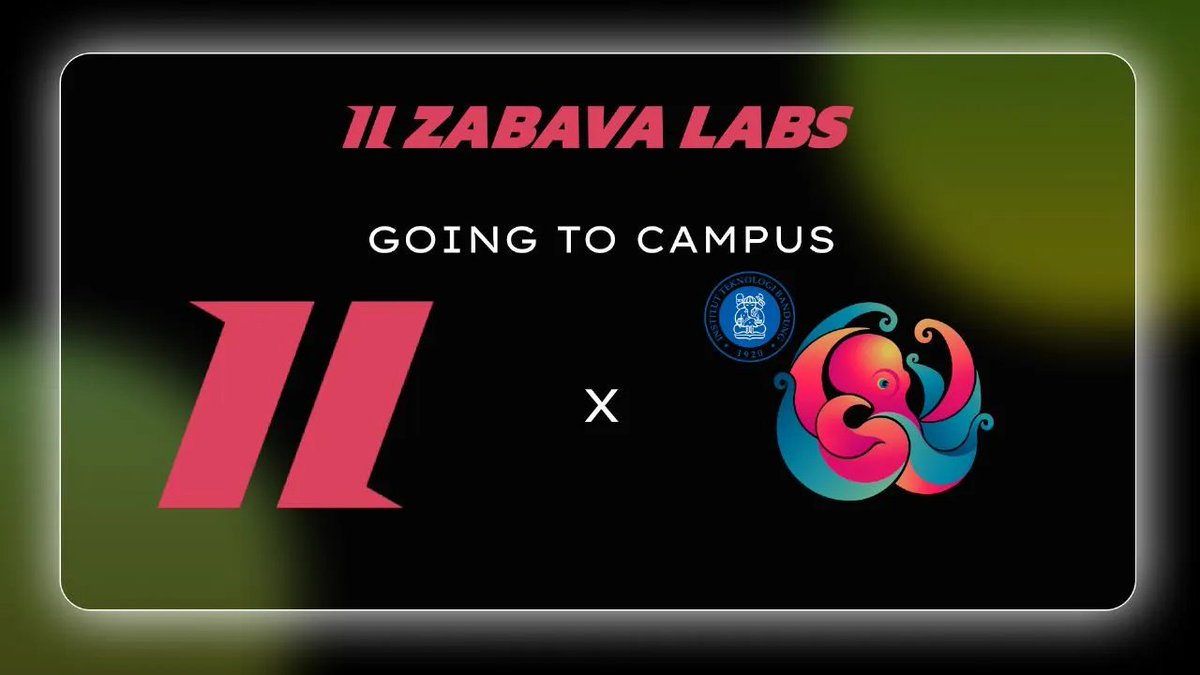 Zabava Labs (@zabavalabs) on Twitter photo Zabava Labs and <a href="/itbofficial/">Institut Teknologi Bandung</a> partner up to explore web3 tech's potential in education and culture preservation in Indonesia. Seminars, workshops, and hackathons will be held to share insights and knowledge.
<a href="/Algorand/">Algorand Technologies</a> <a href="/AlgoFoundation/">Algorand Foundation</a> <a href="/AlgoIndonesia/">Ⱥlgorand Indonesia🇮🇩</a> <a href="/doroungerlee/">Doro Unger-Lee 🔺🎓🚀</a>
#algofam Zabava Labs and <a href="/itbofficial/">Institut Teknologi Bandung</a> partner up to explore web3 tech's potential in education and culture preservation in Indonesia. Seminars, workshops, and hackathons will be held to share insights and knowledge.
<a href="/Algorand/">Algorand Technologies</a> <a href="/AlgoFoundation/">Algorand Foundation</a> <a href="/AlgoIndonesia/">Ⱥlgorand Indonesia🇮🇩</a> <a href="/doroungerlee/">Doro Unger-Lee 🔺🎓🚀</a>
#algofam