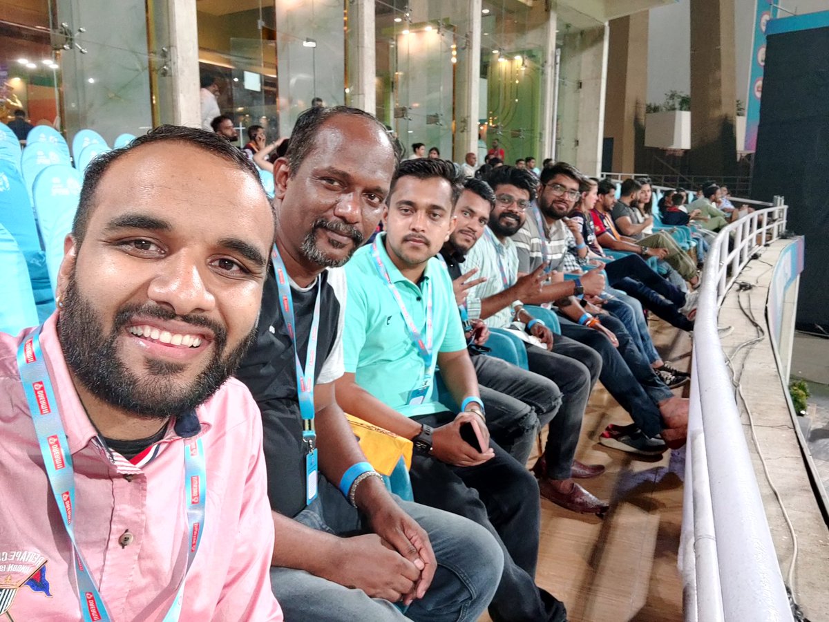 RoosterTeethRaj's tweet photo. Thank you so much #mithunsir for arranging great VIP hospitality of @Dream11 #rcbvsdel enjoyed every moments... *Divided by states , United by @Dream11* great friends @arjunkumar318 @mayyuu007 @yashrathi5026 @Candy24162 Satish, Anmol, Harsh, Prasad, Ganu, Parimal https://t.co/I5fTb4BRaE