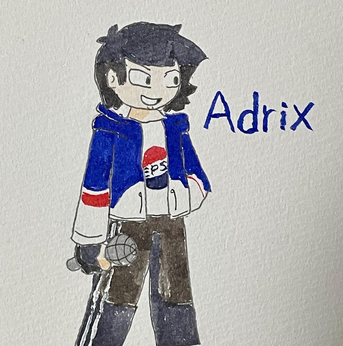knth_378's tweet photo. 水性ペンでFNFMODキャラを描く(172)
Adrix
#FNF #fnfmod #Adrix https://t.co/UlOqUgIQUt