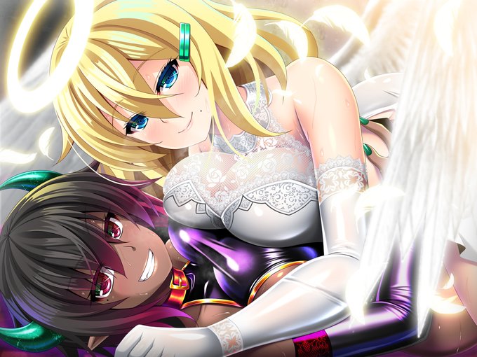 #女の子二人のイラストを貼る見た人もやる
たまにはオリジナル 