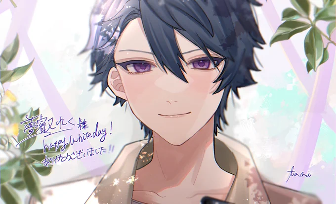 描かせていただきました!happy whiteday   
