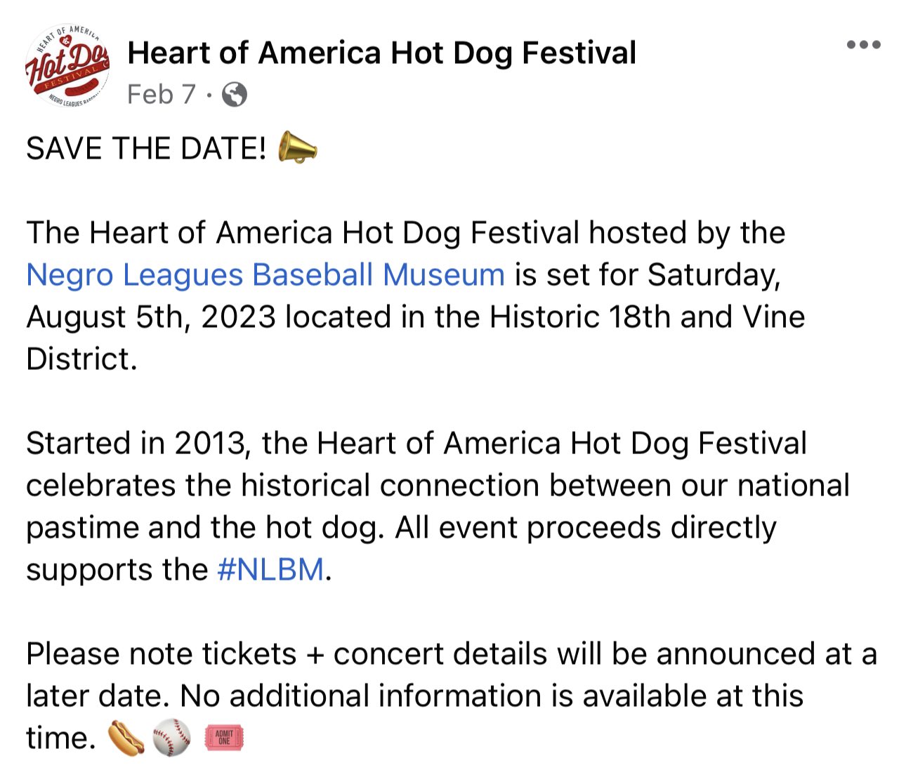 Heart of America Hot Dog Festival (NLBMHotDogFest) / Twitter