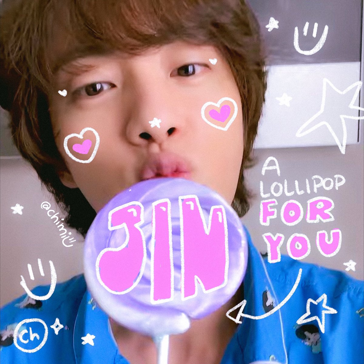 chimigraphic's tweet image. #JIN March doodles!🤍